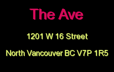 The Ave 1201 W 16 V7P 1R5